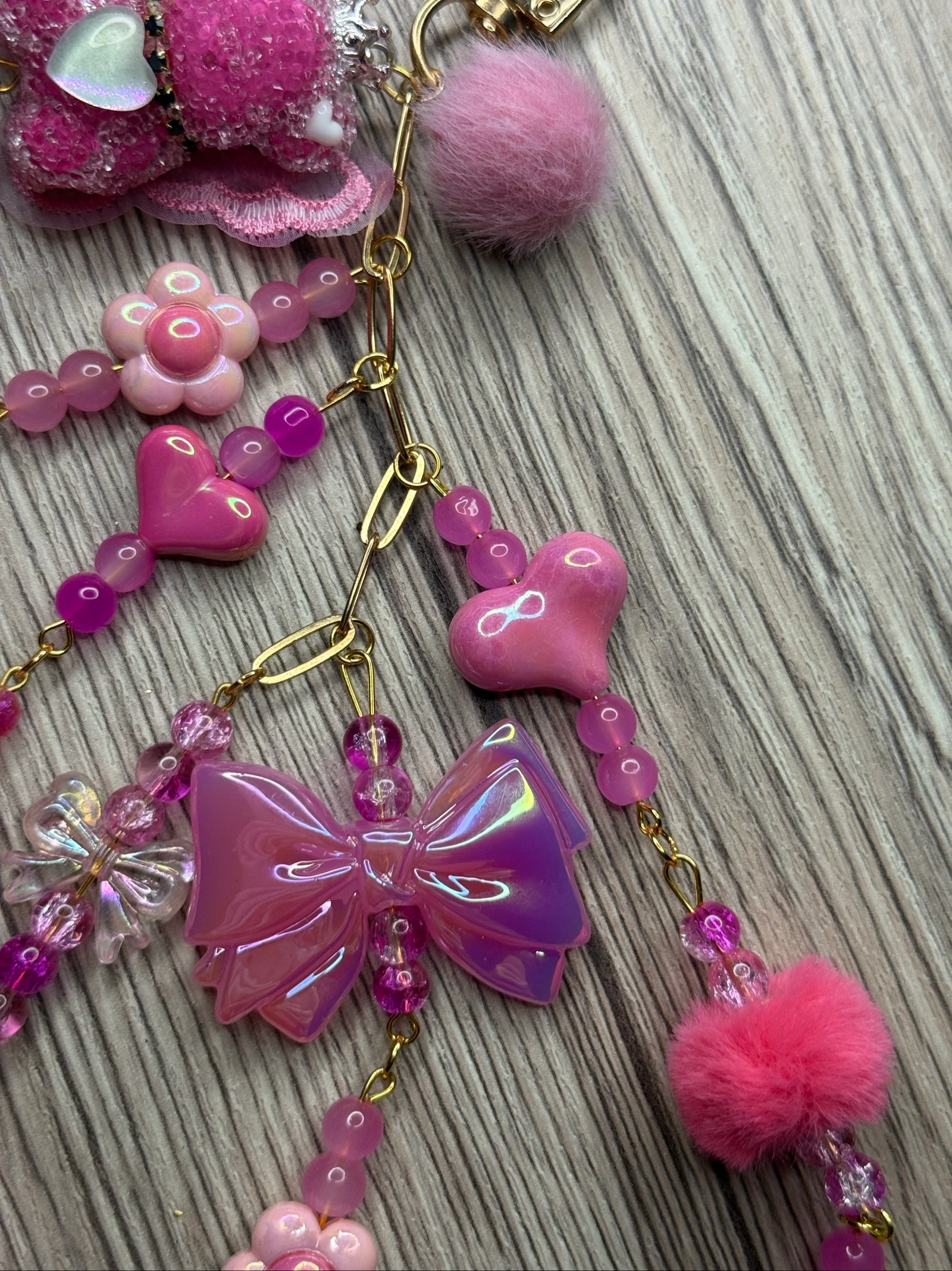 Bijou sac rose kawaii feito à mão – photo 7